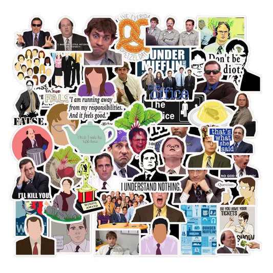 50PCS Funny TV Show The Office Stickers