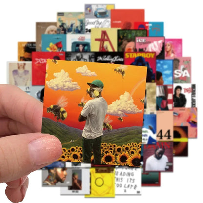 55pcs Album Cover Sticker Pack