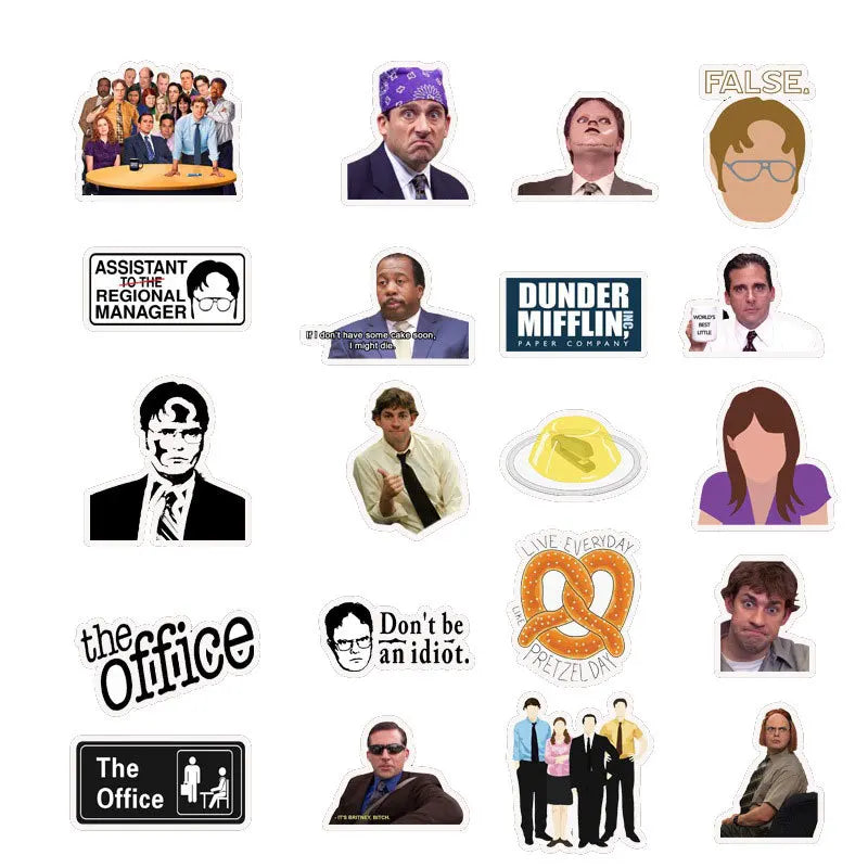 50PCS Funny TV Show The Office Stickers