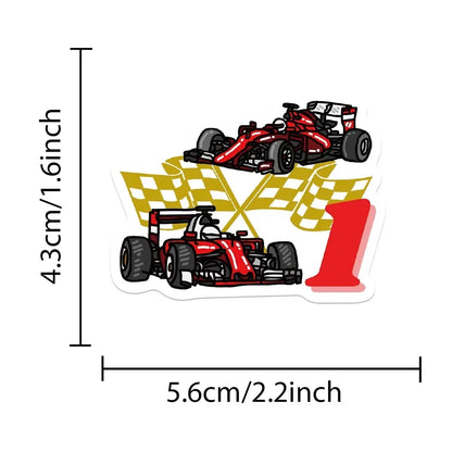 10/30/50pcs F1 Formula One Racing Stickers